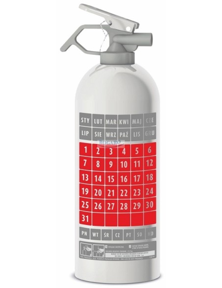 Gaśnica domowa OGNIOCHRON KALENDARZ 1kg urządzenie gaśnicze