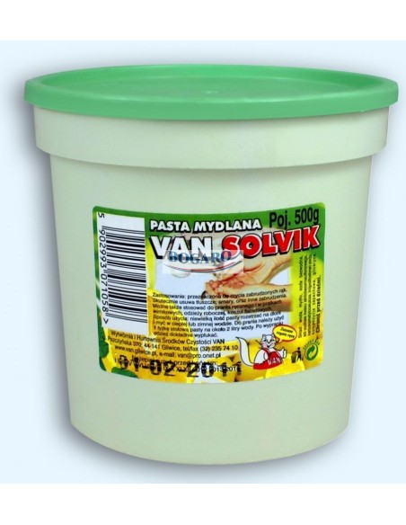 Pasta do rąk SOLVIK VAN mydlana puszka 0,5kg