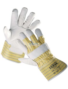 Rękawice robocze CROW CERVA  skóra licowa