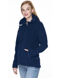 LADIES TREK - Damska bluza z kapturem PROMOSTARS - granatowa