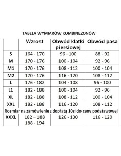 Kombinezon dla piaskarza PAGE KP-10B 2